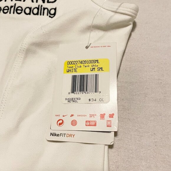 Nike Team Club Tank Top Ashland Cheerleading Flaws - Picture 4 of 16